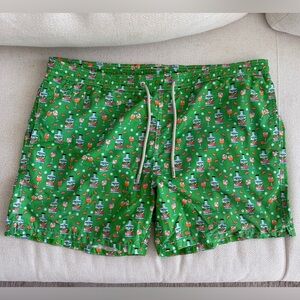 MC2 Saint Barth Swim Shorts PORTOFINO DRY GIN SPECIAL EDITION Sz Large